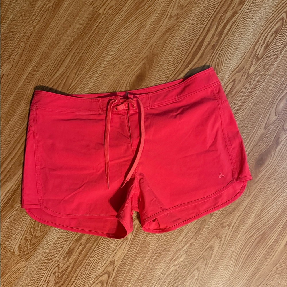 Prana Red Athletic Shorts